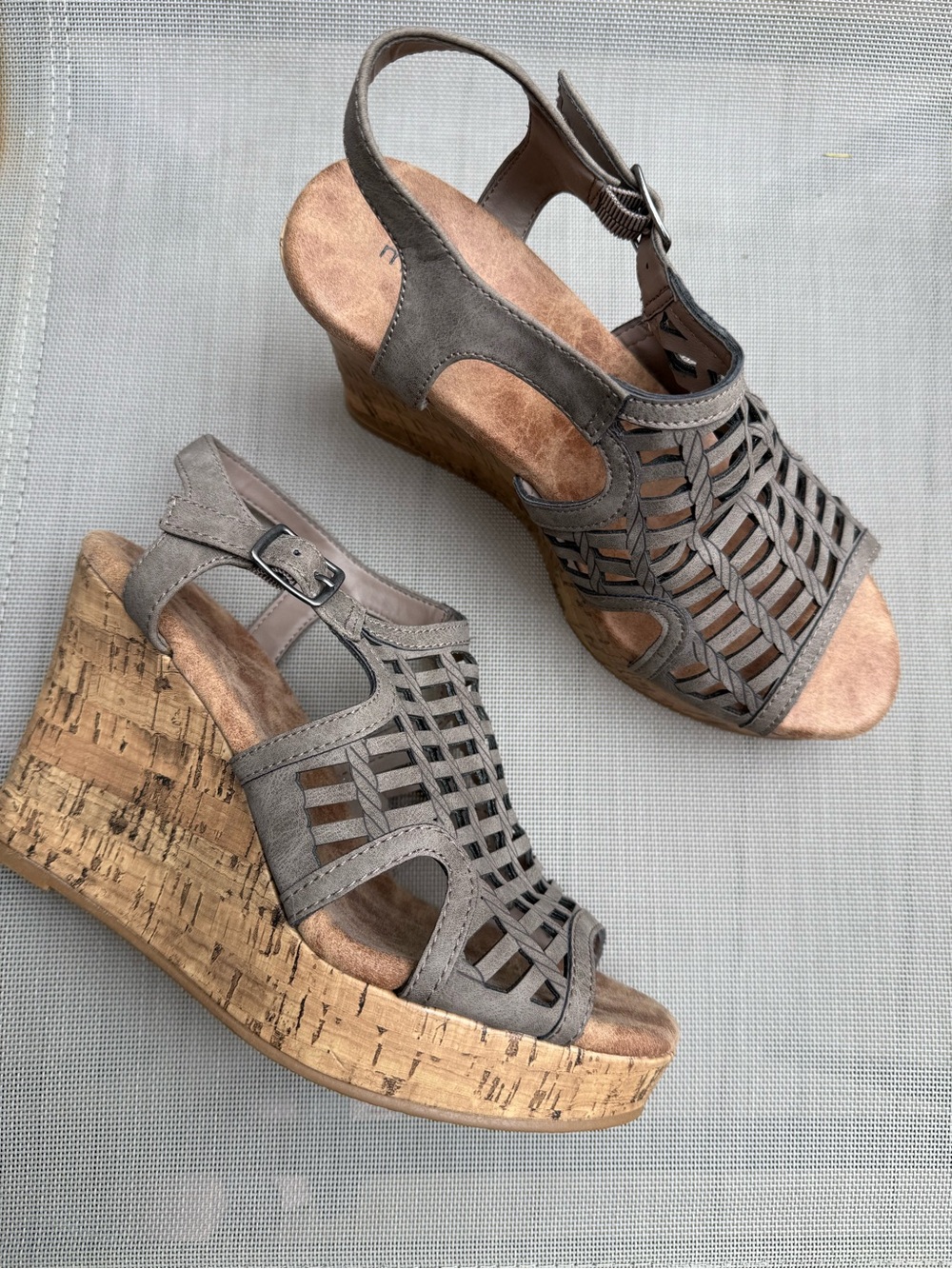 New! Maurices Francie Strappy Wedge Sandals Women's size 8.5